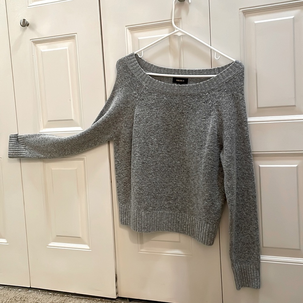 Size Medium Grey Forever 21 Sweater